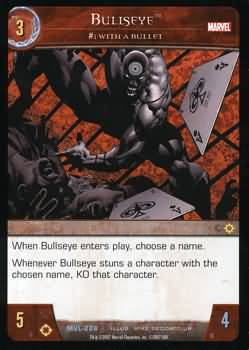 Bullseye 1 with a Bullet MVL 226 Uncommon Bullseye 1 with a Bullet MVL 226 Uncommon