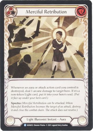Merciful Retribution MON012 Rare 1st Edition Merciful Retribution MON012 Rare 1st Edition