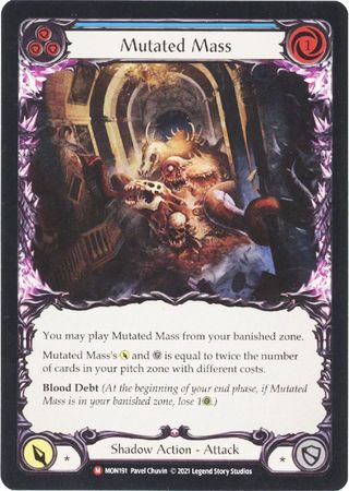 Mutated Mass MON191 Majestic 1st Edition Monarch 1st Edition Singles Mutated Mass MON191 Majestic 1st Edition Monarch 1st Edition Singles