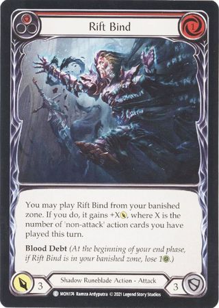 Rift Bind Red MON174 Common 1st Edition Rift Bind Red MON174 Common 1st Edition