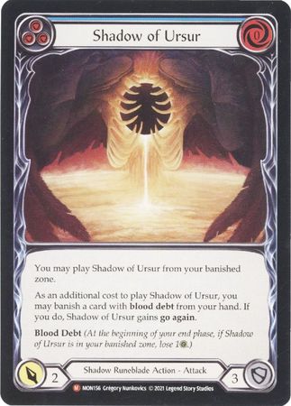Shadow of Ursur MON156 Majestic 1st Edition Shadow of Ursur MON156 Majestic 1st Edition