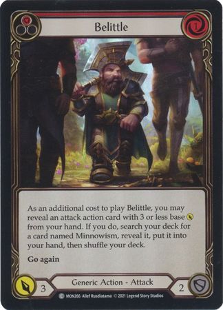 Belittle Red MON266 Common Rainbow Foil 1st Edition Monarch 1st Edition Foil Singles Belittle Red MON266 Common Rainbow Foil 1st Edition Monarch 1st Edition Foil Singles