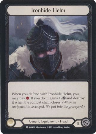 Ironhide Helm MON241 Common Cold Foil 1st Edition Ironhide Helm MON241 Common Cold Foil 1st Edition