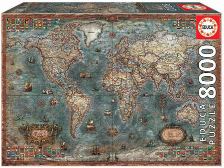 Historical World Map Educa 8000 Piece Puzzle 18017 Educa Puzzles Historical World Map Educa 8000 Piece Puzzle 18017 Educa Puzzles