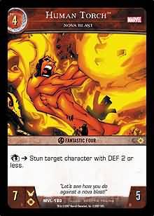 Human Torch Nova Blast MVL 160 Common Human Torch Nova Blast MVL 160 Common