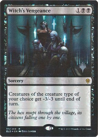 Witch s Vengeance 111 269 Silver Stamped Foil Witch s Vengeance 111 269 Silver Stamped Foil