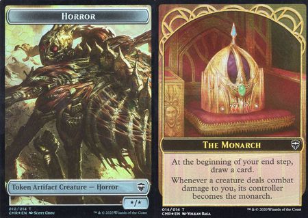 Horror 010 014 The Monarch 014 014 Foil CMR Token Commander Legends Foil Singles Horror 010 014 The Monarch 014 014 Foil CMR Token Commander Legends Foil Singles