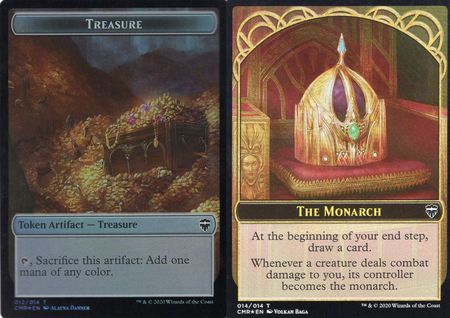 Treasure 012 014 The Monarch 014 014 Foil CMR Token Treasure 012 014 The Monarch 014 014 Foil CMR Token