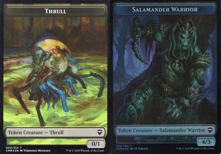 Thrull 005 014 Salamander Warrior 004 014 Foil CMR Token Commander Legends Foil Singles Thrull 005 014 Salamander Warrior 004 014 Foil CMR Token Commander Legends Foil Singles