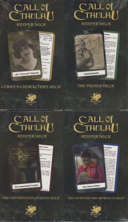 Call of Cthulhu 7th Edition Keeper s Decks rpg supplement Call of Cthulhu RPG Call of Cthulhu 7th Edition Keeper s Decks rpg supplement Call of Cthulhu RPG