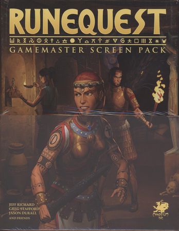 RuneQuest Gamemaster Screen Pack Runequest Role Playing Game RuneQuest Gamemaster Screen Pack Runequest Role Playing Game