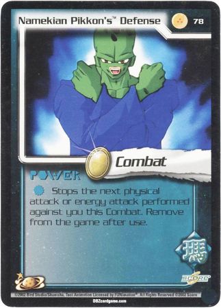 Namekian Pikkon 302 222s Defense 78 Promo World Games Saga Namekian Pikkon 302 222s Defense 78 Promo World Games Saga