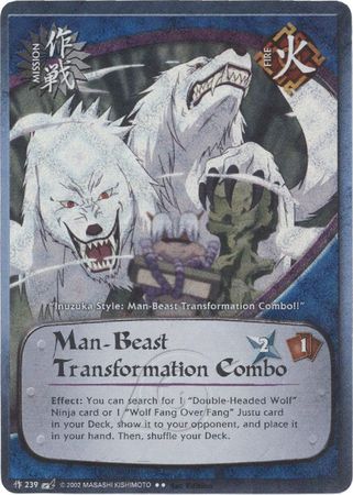 Man Beast Transformation Combo 239 Rare Foil 1st Edition Man Beast Transformation Combo 239 Rare Foil 1st Edition