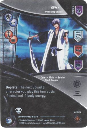 Gin Pulling Back U90 Uncommon Foil Bleach Bankai Singles Gin Pulling Back U90 Uncommon Foil Bleach Bankai Singles