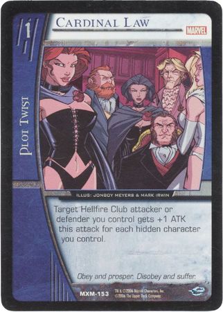 Cardinal Law MXM 153 Common Foil Cardinal Law MXM 153 Common Foil