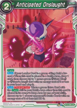 Anticipated Onslaught BT13 086 Rare Anticipated Onslaught BT13 086 Rare