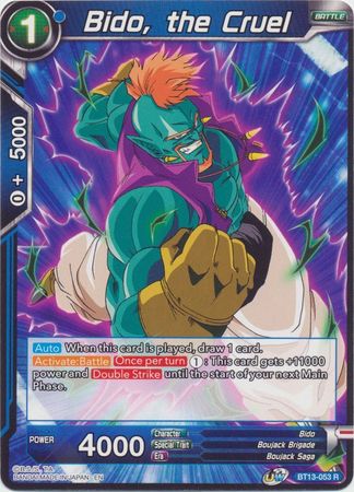 Bido the Cruel BT13 053 Rare UW Series 4 Supreme Rivalry Singles Bido the Cruel BT13 053 Rare UW Series 4 Supreme Rivalry Singles