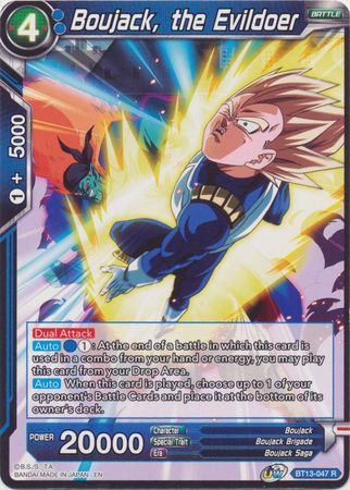 Boujack the Evildoer BT13 047 Rare Boujack the Evildoer BT13 047 Rare