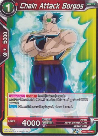 Chain Attack Borgos BT13 009 Common UW Series 4 Supreme Rivalry Singles Chain Attack Borgos BT13 009 Common UW Series 4 Supreme Rivalry Singles