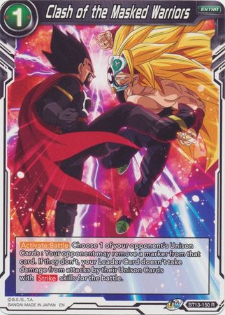 Clash of the Masked Warriors BT13 150 Rare UW Series 4 Supreme Rivalry Singles Clash of the Masked Warriors BT13 150 Rare UW Series 4 Supreme Rivalry Singles