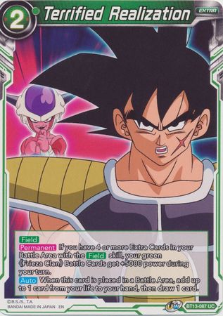 Terrified Realization BT13 087 Uncommon Terrified Realization BT13 087 Uncommon