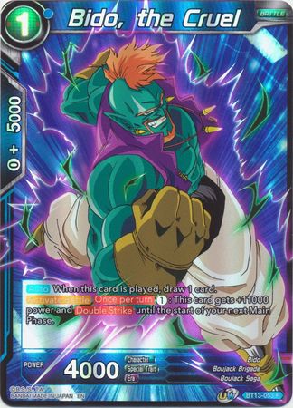 Bido the Cruel BT13 053 Rare Foil UW Series 4 Supreme Rivalry Foil Singles Bido the Cruel BT13 053 Rare Foil UW Series 4 Supreme Rivalry Foil Singles