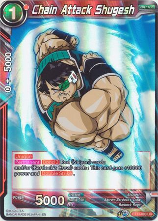 Chain Attack Shugesh BT13 008 Uncommon Foil Chain Attack Shugesh BT13 008 Uncommon Foil
