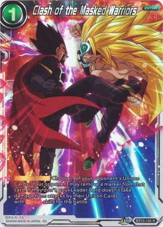 Clash of the Masked Warriors BT13 150 Rare Foil UW Series 4 Supreme Rivalry Foil Singles Clash of the Masked Warriors BT13 150 Rare Foil UW Series 4 Supreme Rivalry Foil Singles