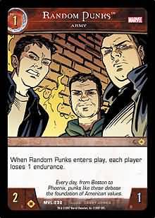 Random Punks Army MVL 232 Common Vs System Marvel Legends Random Punks Army MVL 232 Common Vs System Marvel Legends
