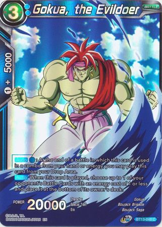 Gokua the Evildoer BT13 048 Common Foil UW Series 4 Supreme Rivalry Foil Singles Gokua the Evildoer BT13 048 Common Foil UW Series 4 Supreme Rivalry Foil Singles