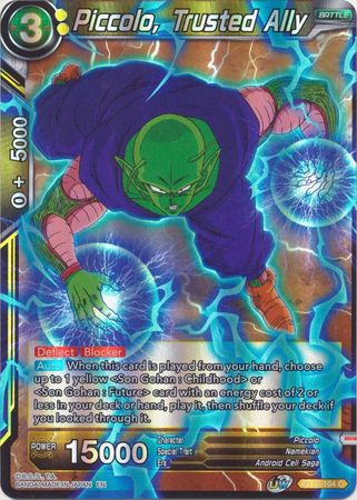 Piccolo Trusted Ally BT13 104 Common Foil UW Series 4 Supreme Rivalry Foil Singles Piccolo Trusted Ally BT13 104 Common Foil UW Series 4 Supreme Rivalry Foil Singles