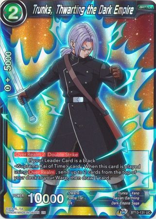 Trunks Thwarting the Dark Empire BT13 131 Uncommon Foil Trunks Thwarting the Dark Empire BT13 131 Uncommon Foil