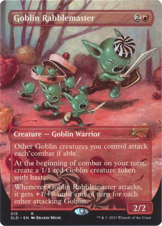 Goblin Rabblemaster 215 SLD Promo Secret Lair Drop Series Singles Goblin Rabblemaster 215 SLD Promo Secret Lair Drop Series Singles