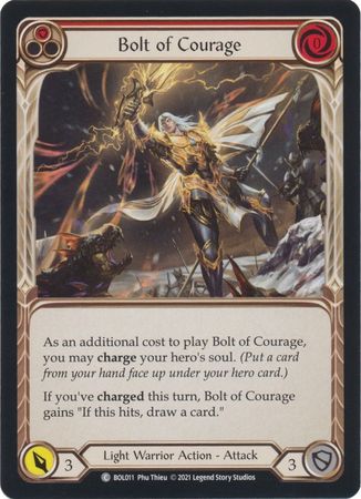 Bolt of Courage Red BOL011 Common 1st Edition Bolt of Courage Red BOL011 Common 1st Edition