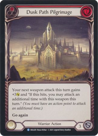 Dusk Path Pilgrimage Red BOL029 Rare 1st Edition Monarch Boltyn Blitz Deck Dusk Path Pilgrimage Red BOL029 Rare 1st Edition Monarch Boltyn Blitz Deck
