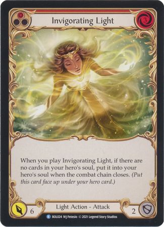 Invigorating Light Red BOL024 Rare 1st Edition Invigorating Light Red BOL024 Rare 1st Edition