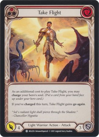 Take Flight Red BOL016 Common 1st Edition Monarch Boltyn Blitz Deck Take Flight Red BOL016 Common 1st Edition Monarch Boltyn Blitz Deck