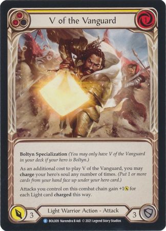 V of the Vanguard BOL009 Rare 1st Edition Monarch Boltyn Blitz Deck V of the Vanguard BOL009 Rare 1st Edition Monarch Boltyn Blitz Deck
