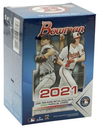 2021 Topps Bowman Baseball Blaster Box Topps 09761 Baseball Trading Card Sealed Product 2021 Topps Bowman Baseball Blaster Box Topps 09761 Baseball Trading Card Sealed Product
