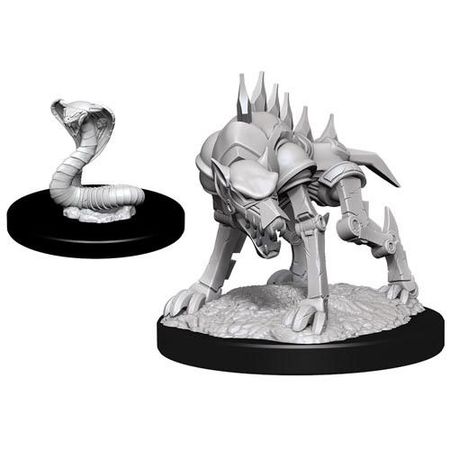 D D Nolzur s Marvelous Unpainted Miniatures Iron Cobra Iron Defender WZK90243 D D Nolzur s Marvelous Unpainted Miniatures D D Nolzur s Marvelous Unpainted Miniatures Iron Cobra Iron Defender WZK90243 D D Nolzur s Marvelous Unpainted Miniatures