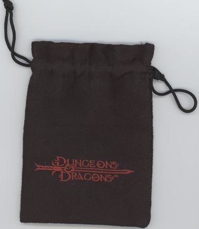Dungeons and Dragons Black Dice Bag Dungeons and Dragons Black Dice Bag