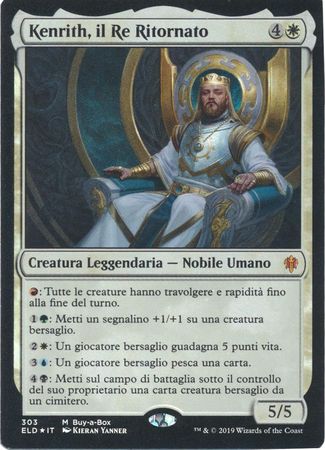 Kenrith il Re Ritornato Kenrith the Returned King 302 226 Buy a Box Foil Promo Italian 