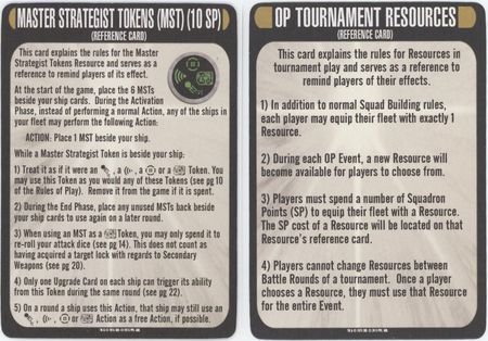 Star Trek Attack Wing: Tournament Resource Cards | TrollAndToad