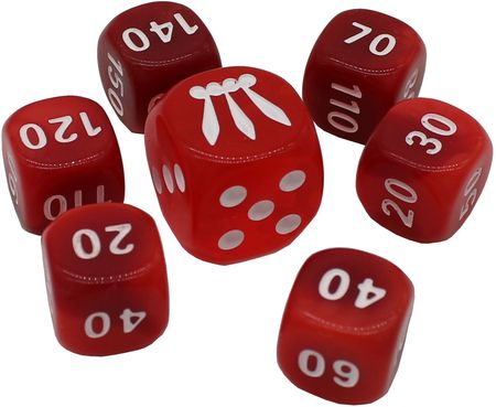 Pokemon Sword Shield Battle Styles Red Dice Set of 6 with Bonus Die Dice Sets Pokemon Sword Shield Battle Styles Red Dice Set of 6 with Bonus Die Dice Sets