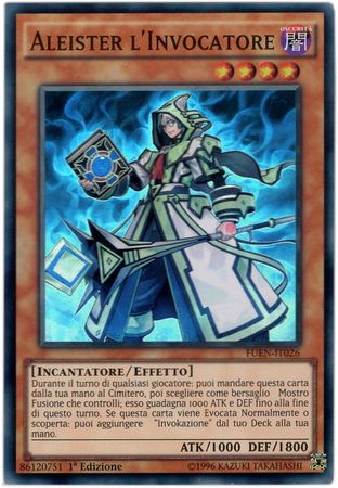 Aleister L invocatore FUEN IT026 Super Rare 1st Edition Aleister L invocatore FUEN IT026 Super Rare 1st Edition