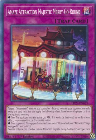 Amaze Attraction Majestic Merry Go Round LIOV EN073 Common 1st Edition Lightning Overdrive LIOV 1st Edition Singles Amaze Attraction Majestic Merry Go Round LIOV EN073 Common 1st Edition Lightning Overdrive LIOV 1st Edition Singles