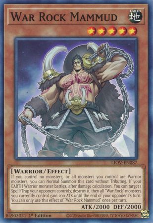 War Rock Mammud LIOV EN087 Common 1st Edition Lightning Overdrive LIOV 1st Edition Singles War Rock Mammud LIOV EN087 Common 1st Edition Lightning Overdrive LIOV 1st Edition Singles