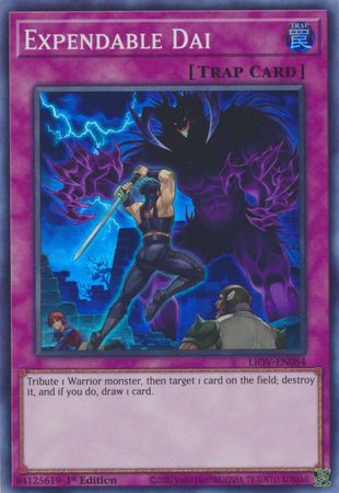 Expendable Dai LIOV EN084 Super Rare 1st Edition Expendable Dai LIOV EN084 Super Rare 1st Edition