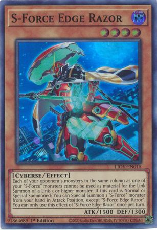 S Force Edge Razor LIOV EN015 Super Rare 1st Edition S Force Edge Razor LIOV EN015 Super Rare 1st Edition