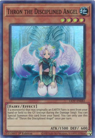 Thron the Disciplined Angel LIOV EN082 Super Rare 1st Edition Lightning Overdrive LIOV 1st Edition Singles Thron the Disciplined Angel LIOV EN082 Super Rare 1st Edition Lightning Overdrive LIOV 1st Edition Singles
